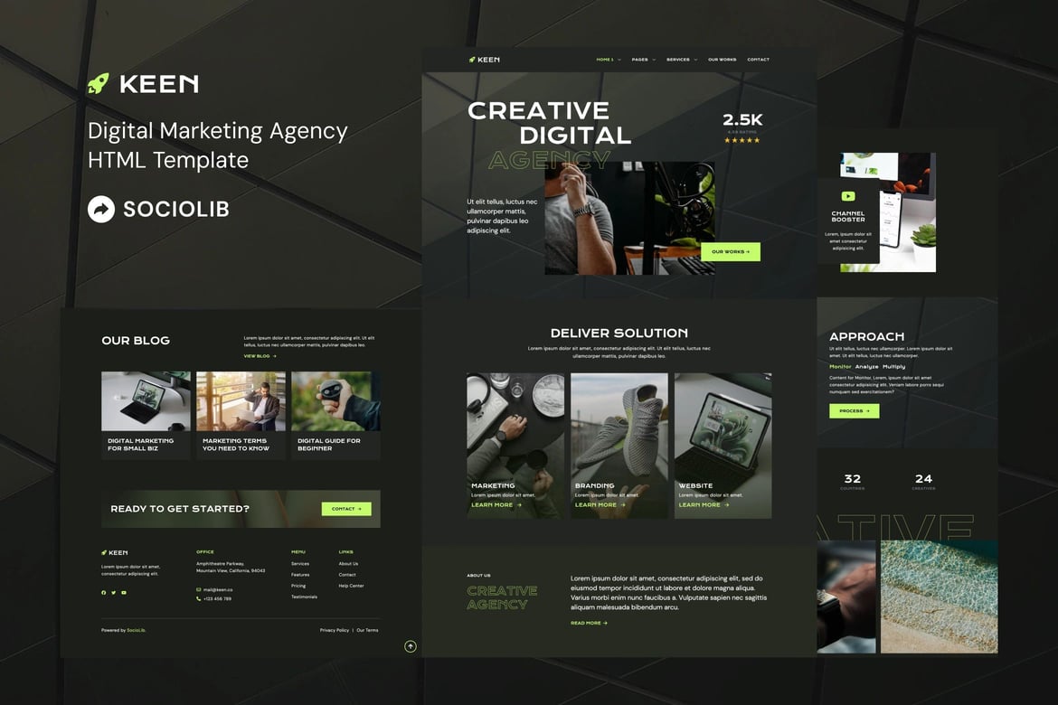 Keen - Digital Marketing Agency HTML Template